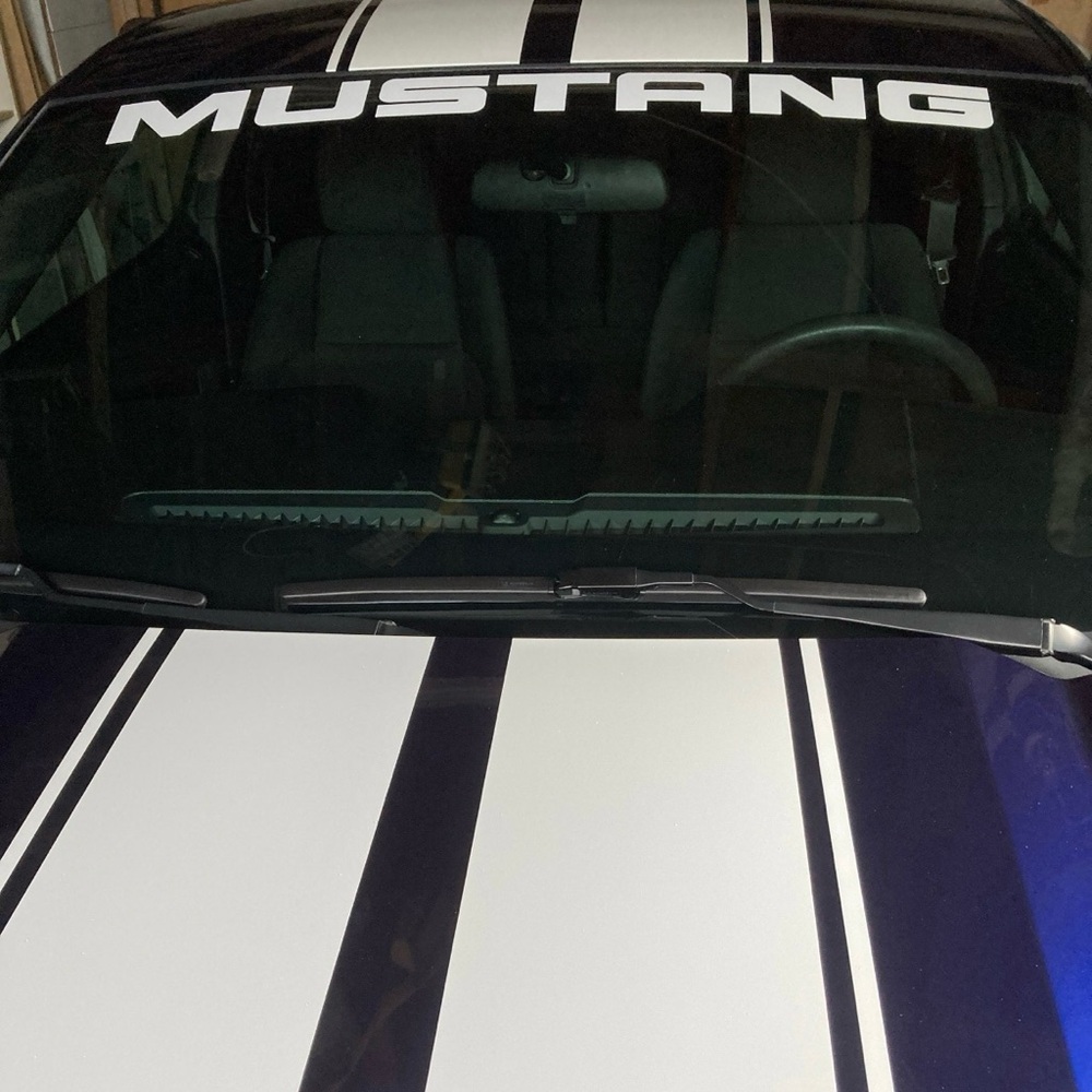 Mustang Front Windshield Sticker